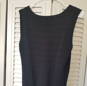 Formal Black Scoop Neck Tank Top